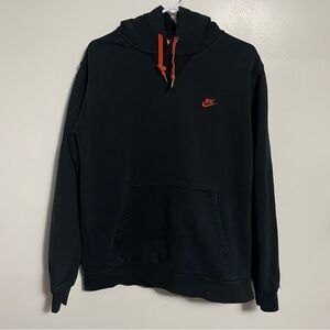 Vintage Nike Pinwheel Black and Orange Hoodie